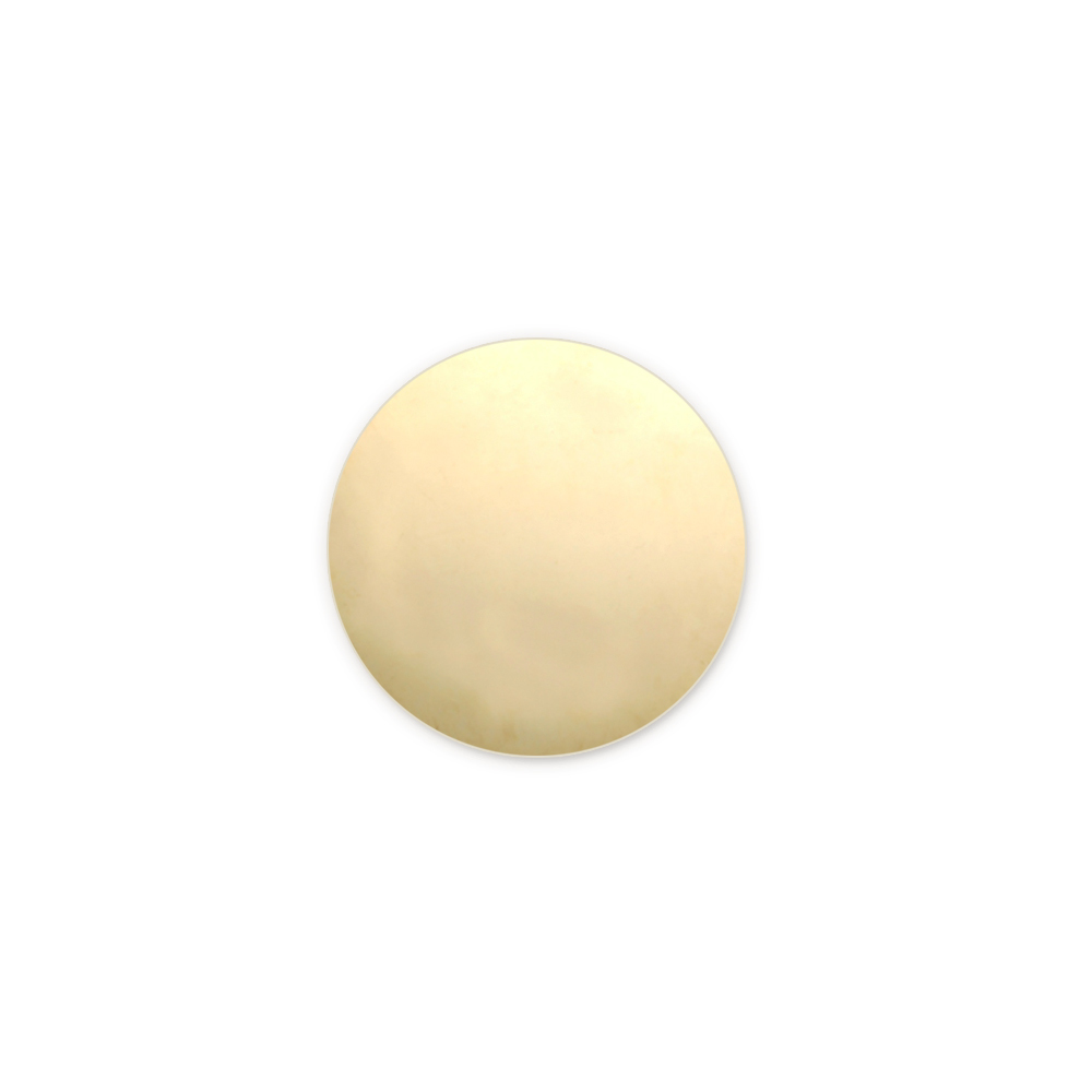 Metal Stamping Blanks Gold Filled Round, Disc, Circle, 12.7mm (.50"), 20g